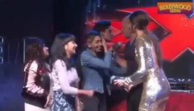 Lucky girl. Randi ki gaand ko dabaane ka chance mila. Kya gaand hai bc. #Raand 27