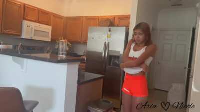 This hooters waitress would hate to lose her job!