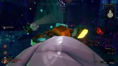 Cave Leech Encounter