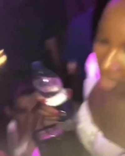 Dove Cameron on the pole