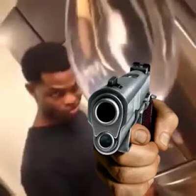 A comically large spoon in exchange for karma