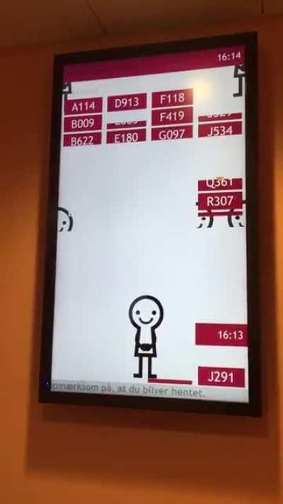 This creeps me out. I have to sit in front of it while I am waiting for my appointment.