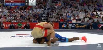 That time when Dake teabagged Burroughs