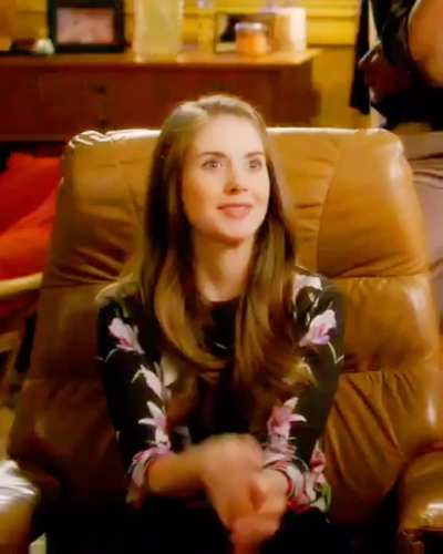 Blushing, shy Annie is devastatingly adorable