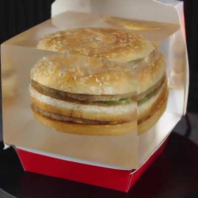 A Big Mac Cast In Epoxy Resin