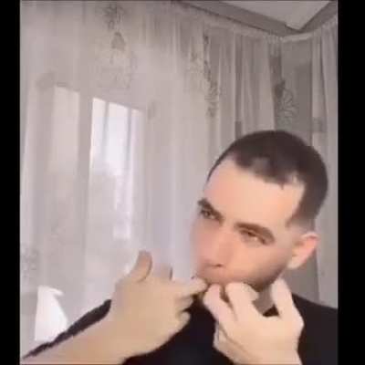 Thanks I hate this guy putting a light bulb in his mouth.