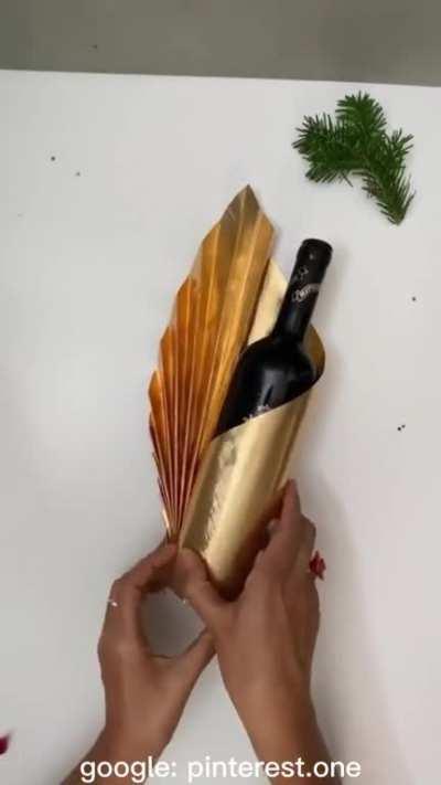 a very pretty wrap for any drink not just alchohol, since i dont drink