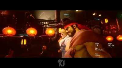 Guile & Ryu Walking Both Look So BADASS!