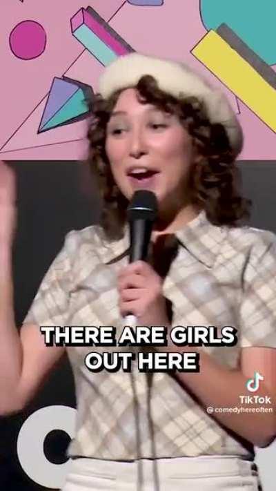 For those wondering if her act was a 'bit'. It's not. This is her actual stand-up.