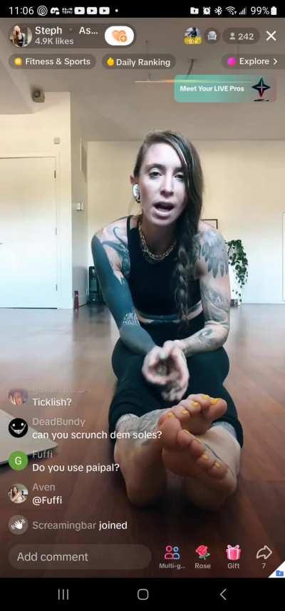 Tik Tok Live Soles Pt 1