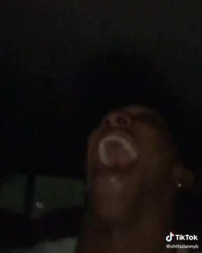 The boys mimicking each other