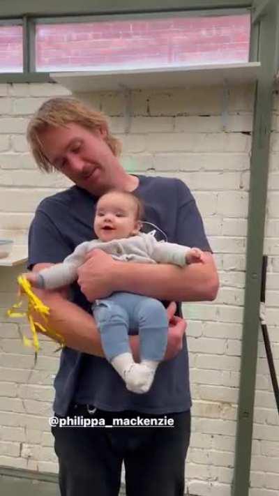 Uncle Cookiedawg holding Princess Gizz = The definition of wholesome.