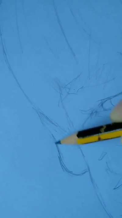 Hice un dibujo de terror y te muestro el paso a paso 