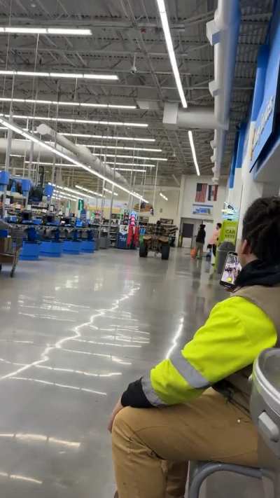 Just the average Walmart day. 