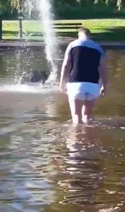 You don’t even have to see his face to see him dying inside, the way he walks says it all.