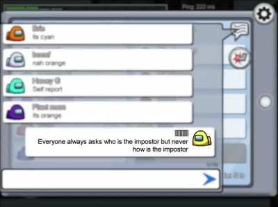 How is the impostor doing today?