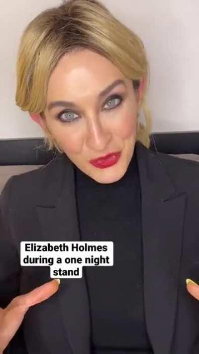 Elizabeth Holmes One Night Stand
