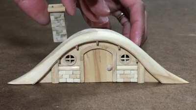 Crafting a Giant sized Pokeball with Pikachu house