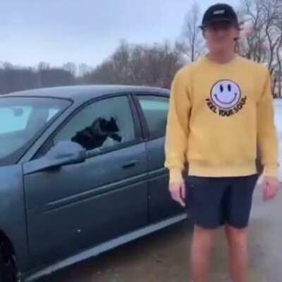 That crowbar through the window was clean tho.