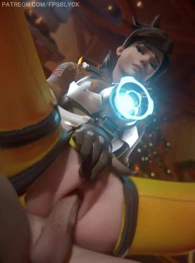 Tracer knows just how she likes it (FPSBlyck)