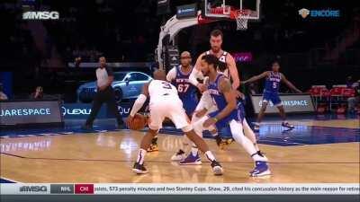 [Highlight] CP3 does a side-to-side swipe and Rose says 