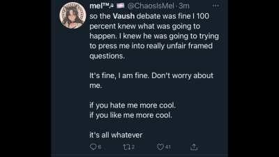 I miss when Vaush would debate more frequently. This debate reminded me of how fun it was back during the 10k-50k days.