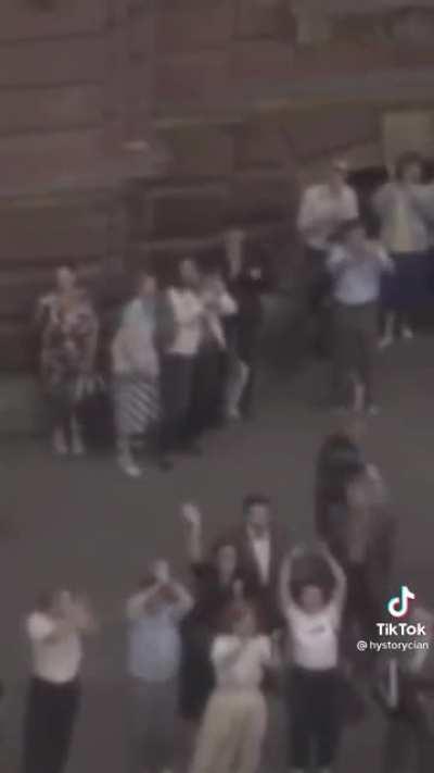 Look at their reaction vs the reaction of the people who actually had to deal with Communism