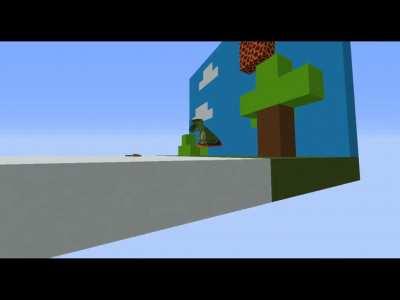 I added Optical Illusion T-rex in Minecraft lmao