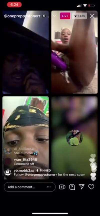 She got a trail of cream 💦💦💦