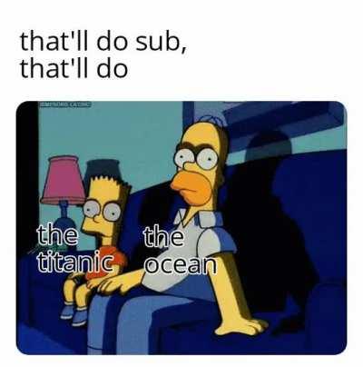Time to rest lil sub