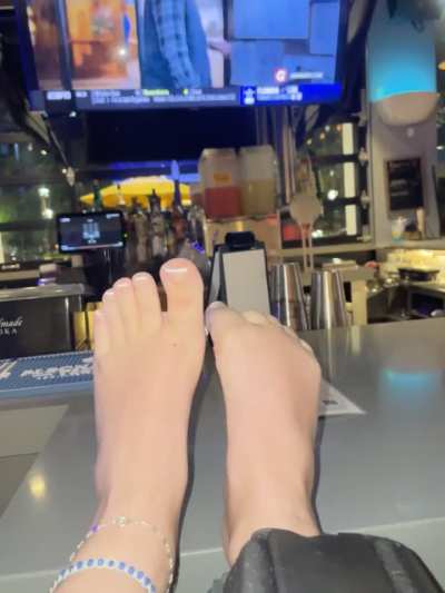 late night snack at the bar