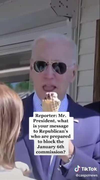 Eat chocolate chocolate chip because Biden say so