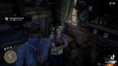 He did not, in fact, rob her