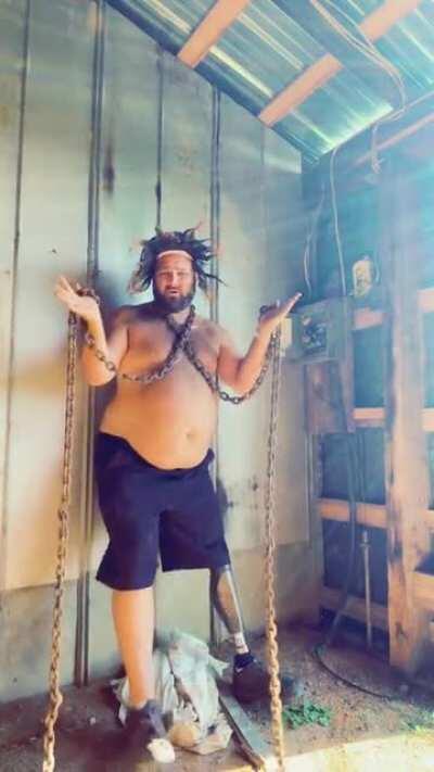 Average Tiktoker in the wild performing native virginity dance