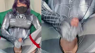 This web shooter is pretty hard to control...