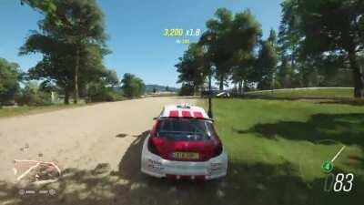 Hit the Fiesta so hard it changed color