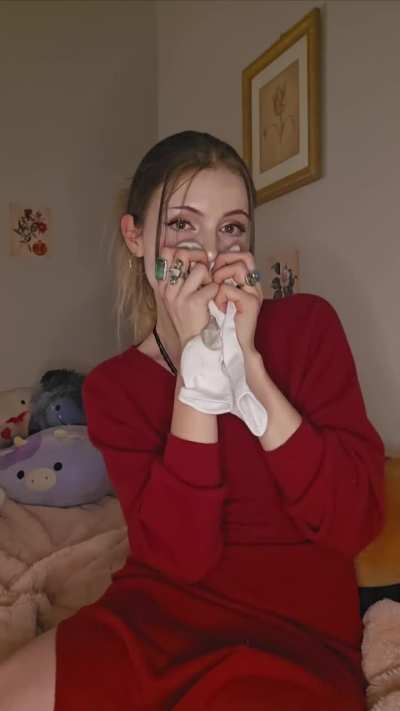 smelling my own socks after work 