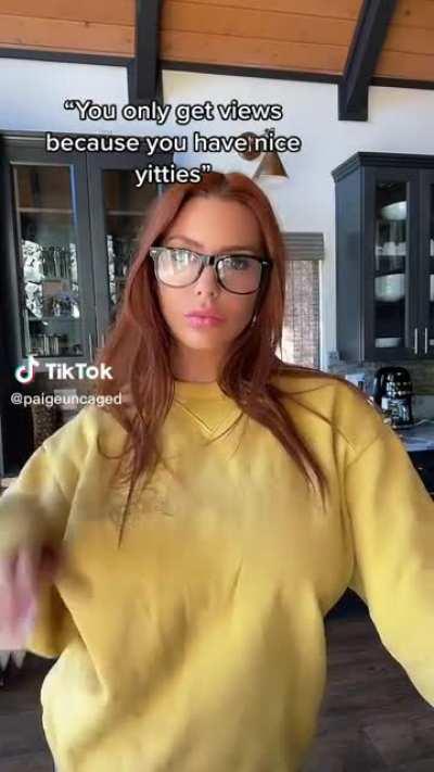 The only reason why she gets views?