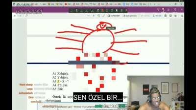 twomad diye bir yayıncı youtuber, zoom derslerine dalıyodu ve birden Türk dersine daldı. bu olay az önce oldu ve herkesten önce siz buna ulaşın :) kaynak: twomad (flair doğrudur umarım :/) (post, kurallara uygundur)