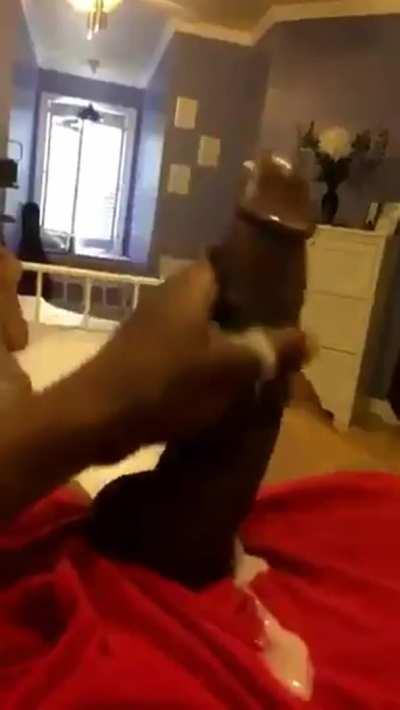 He’s a bit excited