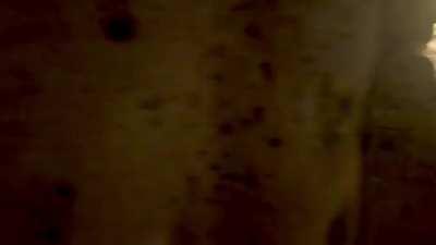 My hotel room is a 13th Century church cave.