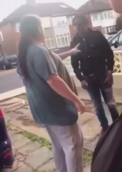 Guy says to another guy “im gonna fuck you up blood” and then….