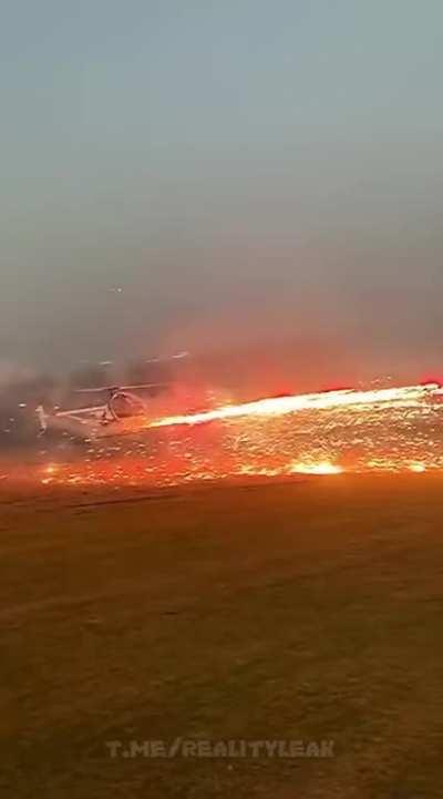 Boys with a helicopter...