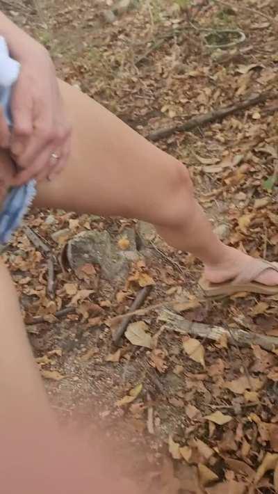 When you gotta go, pull over to the side of the road and do it.