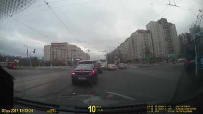 Accident in St. Petersburg / Tram vs. Bus