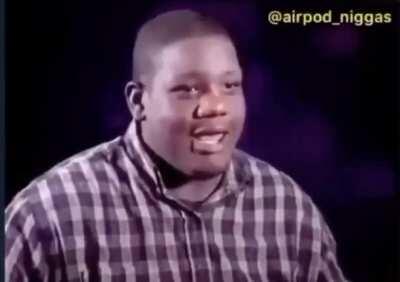 Me walking behind the thick girl