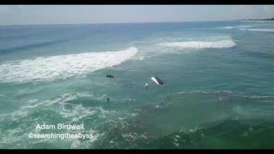 Boat goes down at Boca inlet