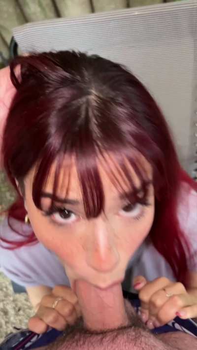 Hit the back of my throat while I watch you