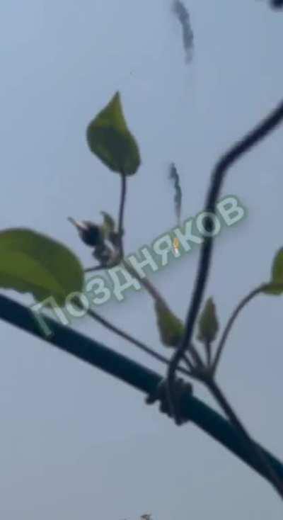 RU POV - Allegedly russian jet was shot down in Voronezh