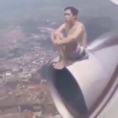 My guy getting free flight